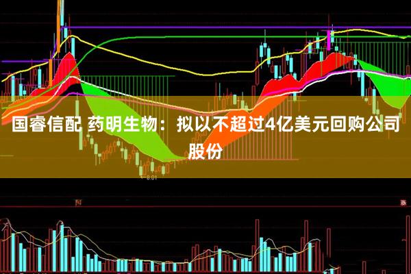 国睿信配 药明生物：拟以不超过4亿美元回购公司股份